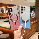 Glitter Magnetic MagSafe Case for Samsung Galaxy